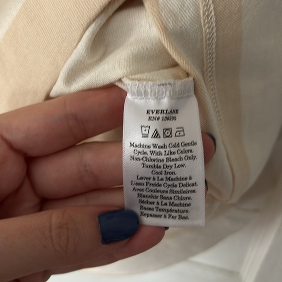 🆕 EVERLANE | Striped Organic Cotton T-Shirt Dress - Picture 9 of 10